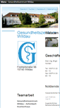 Mobile Screenshot of gesundheitszentrum-wildau.de